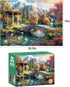 WSCXSC 300 300 20.5 15IN Piece Puzzles for Adults, Swan Forest Puzzle Pieces Jigsaw Puzzles Recycled Cardboard Paper