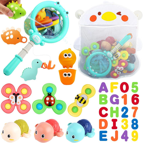LZZAPJ Baby Bath Toys for Toddlers 1-3, Kid Bathtub Toy with 36