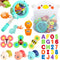 LZZAPJ Baby Bath Toys for Toddlers 1-3, Kid Bathtub Toy with 36