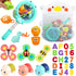 LZZAPJ Baby Bath Toys for Toddlers 1-3, Kid Bathtub Toy with 36