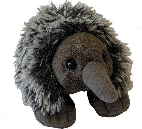 Wild Republic Pocketkins Eco Echidna, Stuffed Animal, 5 Inches, Plush Toy, Made from Recycled Materials, Eco Friendly