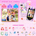 3 4 5 6 Mp3 32 Kids Smart Phone for Girls Gifts - Toddler Christmas Birthday Gift for Age Year Old, Kids Cell Phone Toy