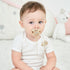 Set Custom Any Name Can Make Personalized Bling Pacifier and Pacifier Clip (Rose Gold)