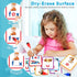 KMUYSL 104 Pieces Short Vowel Spelling Flashcards - CVC Sight Words Handwriting Cards for Kids 3-5 Years Old