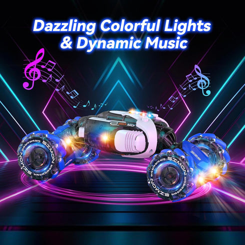 6 7 8 9 10 11 12 360 4WD Nicella Remote Control Car, RC Toys Gifts for Year Old Boys Girls - Rotating Gesture Sensing