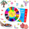 36 Colors Finger Paint Kit,Washable Funny Finger Painting Kit with Book,Art Painting