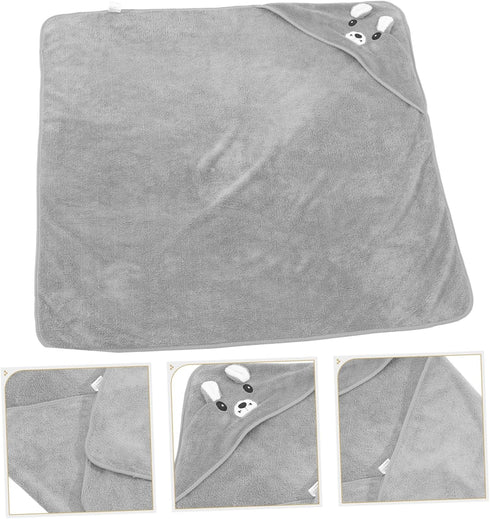 Soft Hooded Towel for Boys and Girls - Absorbent Bath Cape
