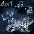 zinat 4-in-1 6-14 824Pcs STEM Robot Building Kit with Remote Control, Multiple Robot Designs, Educational DIY Blocks