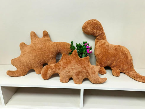24 inch Large Dino Nugget Pillow, Tanystropheus Dino Chicken Nugget Plush Toy, Birthday Gift for Kids