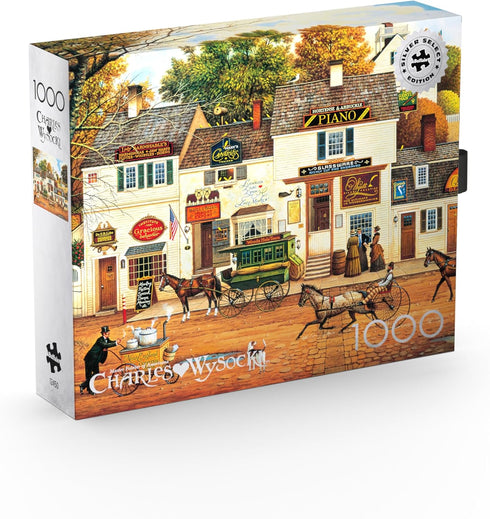 Buffalo Games Charles Wysocki Olde Cape Cod 1000 Piece Jigsaw Puzzle for Adults - Finished Size 26.75 x 19.75