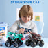 JOYIN Kids Craft Kit, Build & Paint Your Own Monster Car Art & Craft Kit, DIY Toy Set for Kids