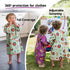 Tidy Tot Long Baby Bib, Mess Proof Long Sleeve Feeding Smock with Large Food Catcher Pocket, Waterproof