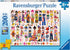 200-Piece Set Ravensburger Flowers and Friends XXL Jigsaw Puzzle | for Kids, Durable & Colorful | Promotes Cognitive