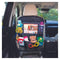 Nuby Backseat Car Organizer Set with Tablet Holder, Storage Pockets, 5 Linkable Hooks for Attaching Accessories, Easy