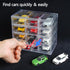 Storage Case for 24 Hot Wheels, Matchbox Cars,Hot Wheels & Matchbox Display Case,Wall Mount,Display,2 Pack Hot Wheels Storage for 24 Toy Cars(1/64 Scale)