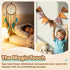 BUDDGO Teepee Tent for Kids with Colorful Flag, Kids Play Tent Indoor with Thicked Mat & Dream Catcher, Toddler Tent