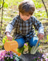 Set, WRP25 ROBUD Kid Gardening Wooden Garden Tool for Kid, Garden Tool Kit with Tool Storage Bag, Apron, Gloves