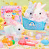 Tagitary Plush Toys Hopping Easter Bunny Stuffed Animal with Sounds,Wiggling Ears,Jumping,Twitching Mouth and Nose,Easter Basket Stuffer Decor School Prize Birthday Gift for Kids