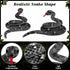 80in Large Stuffed Snake, Lifelike Plush Animal for Kids, Giant Birthday Gift Party Prank Prop, Black