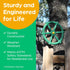 Jungle Gym Kingdom Pirate Ship Wheel for Kids Outdoor Playhouse, Treehouse, or Swingset - Green