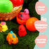 6 JOYIN Pcs Pre-Filled Easter Eggs with Light-up Floating Dinosaur Bath Toys for Kids Toddlers Easter Eggs Hunt, Basket