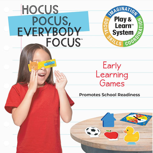 Briarpatch | Hocus Pocus, Everybody Focus - School Readiness Game for Preschool, Travel Friendly Activity for Kids Ages