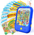 Qiaojoy Kids Learning Tablet Bilingual, Montessori Educational Learning Toys for Toddlers 3-5 Year