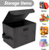 12inch Toy Storage Organizer Boxes for Kids, Vinyl Record Storage Holds Up to 90 Records, Collapsible Crate