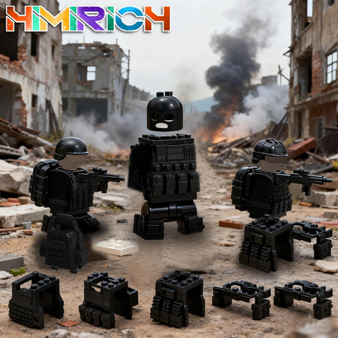 Pack, 30 Military Weapons Classic Building Block Military Toy Accessories Hat, Piece Army Figure Accessory Combo