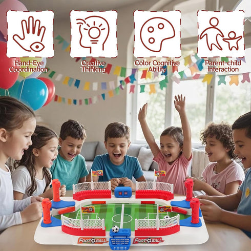 ZYYBQW 3 4 5 6 7 8-12 Mini Foosball Table, Soccer Board Game for Kids, Year Old Boys Girls Birthday Gifts, Football