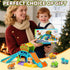 1 4 12-18 Set, 1st 1-3 Lehoo Castle Toys for Year Old Boys, Dinosaur Slide with Mini Push Cars for Baby Months, Infant