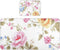 SyXIOP Romantic Blue and Pink Roses Cooling Baby Mattress Cover 28" x 52"