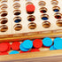 Glintoper Classic Wood Shut The Box & 4 in a Row Tables Game Set, Rustic Coffee Table Decor for Kids Family