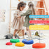 makarci 5pcs Stepping Stones for Kids, Non-Slip Plastic Balance Stones, Sensory Play Equipment for Age 3-8 Years