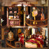 SUNNINO Miniature Dollhouse Kit, DIY Mini House Building Kits for Adults to Building with Furnitures Tiny House