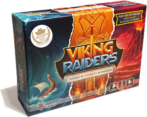 Viking Raiders Strategy Card Game for 25 Players | Fast-Paced Family & Party Game