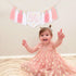 1/2 Tassels,6 Daisy Birthday High Chair Banner - Girls Half Birthday Party Decorations,Boho Daisy Highchair Banner