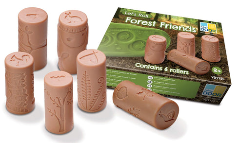 Yellow Door Let's Roll - Forest Friends Rollers - Set of 6 for Fun Activities