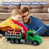 DWIRCTOYS 3 4 5 6 6 Kids Toys for Year Old Boys,Farm Logging Truck Toy with Loading Crane and Trunks