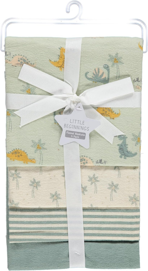 4 Pack Multipack Cudlie Receiving Blankets: Ultra-Soft Essentials for Baby Boys and Girls, Swaddling, Cuddling