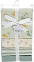 4 Pack Multipack Cudlie Receiving Blankets: Ultra-Soft Essentials for Baby Boys and Girls, Swaddling, Cuddling