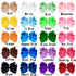 Oaoleer 40Pcs 4.5" Hair Bows Clips Grosgrain Ribbon, Alligator Clips for Baby Girls Infants Toddlers Kids