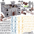 3 Otters 310PCS Military Soldier Playset - Toy Soldiers, Medieval Knight Army Men, Pirate Castle Model for Boys