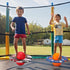 2 Junkin Pcs Pogo Ball Trick Board Toy Balance Board Pogo Balance Bounce Ball with Pump and Strong Grip Deck for Fun