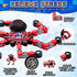 36PCS 8-12,Fingertip Transformable Fidget Spinners,Fidget Party Favors,Sensory Bulk Robot Fidget Stress Relief Toys