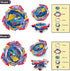 Konikiwa B-193 Bey Battling String Launcher, Ultimate Valkyrie Burst Set, Left and Right Spin DB Launcher, Blue