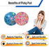 Generic 2 Picky Pad Pcs - Multicolor Fidget Pads, Fidget Toy for Skin Picking, Trichotillomania & Dermatillomania, ADHD