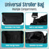 Baby Stroller Organizer Set, Universal Stroller Bag with Cup Holder and Phone Holder, Accessories for Stroller