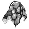 Mazeann White Black Pufferfish Sea Car Seat Cover Baby Breathable Soft Infant Carseat