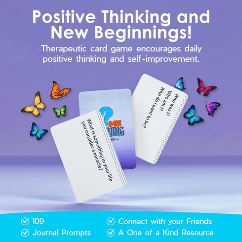 Recovery Pack Card Game - 100 Cards for Group Therapy, Coping Skills, and Self-Improvement